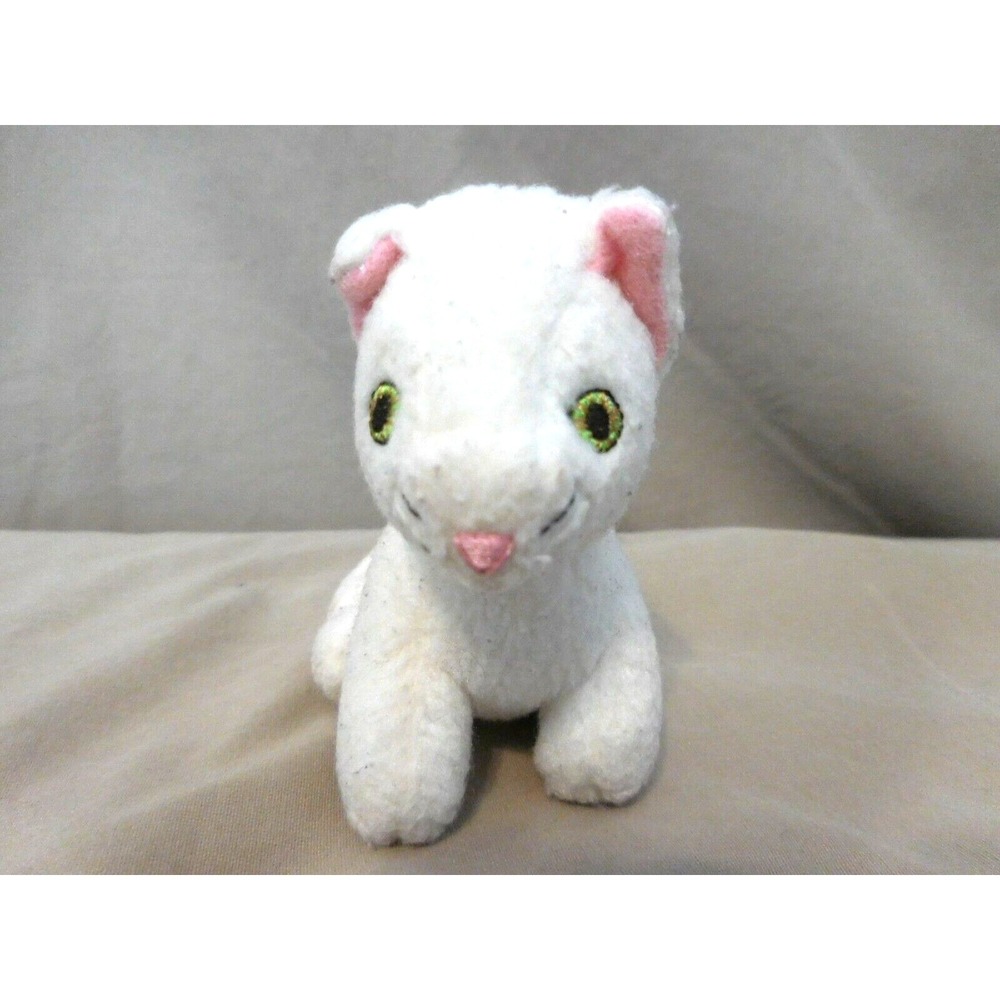 American Girl Doll Rebecca's White Kitten Cat Pet Plush 2013 F9709‎